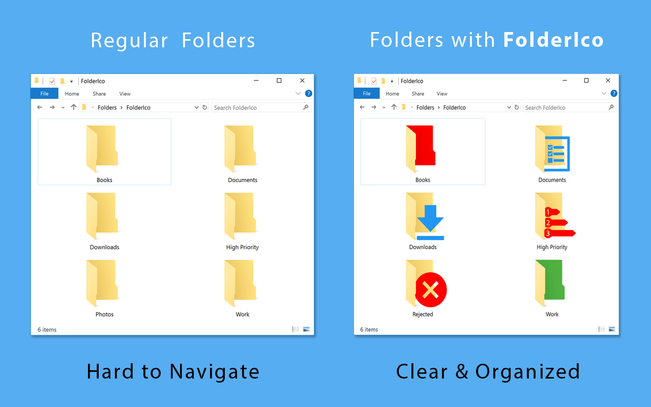 1280x800 Easily Change Folder Icon And Color With Folderico Software