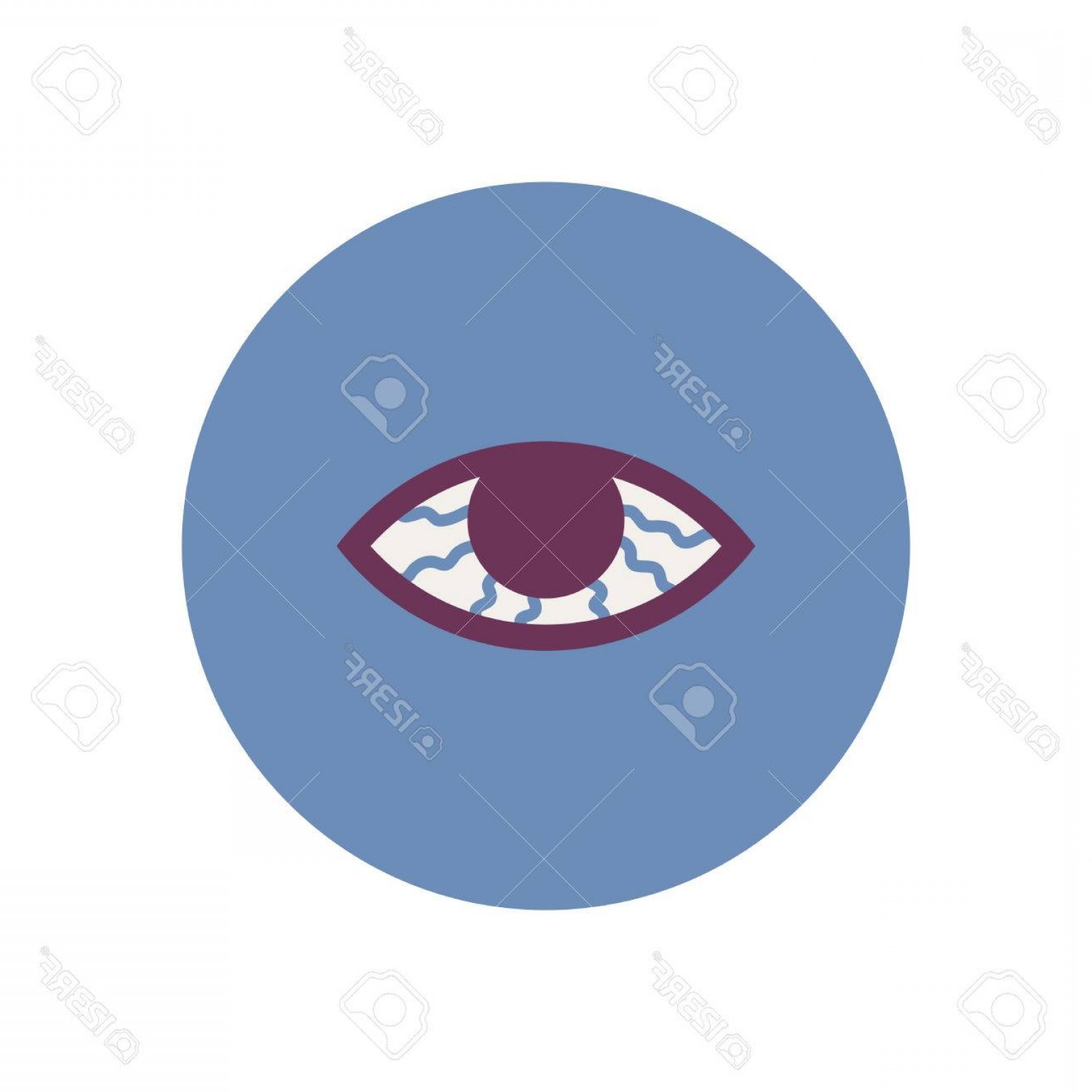 1560x1560 Photostock Vector Stylish Icon In Color Circle Vision Problems