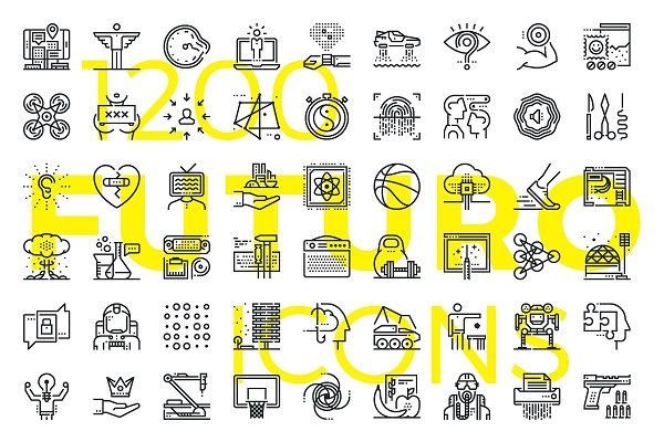 600x400 Free Stylish Icon Design Collections