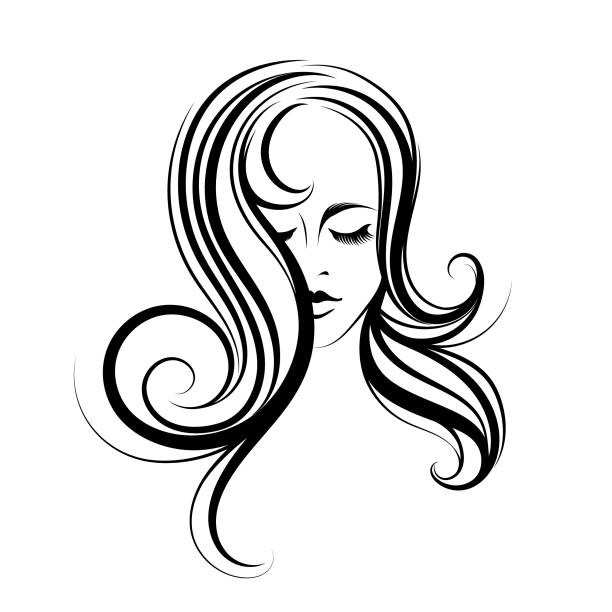 612x612 Hair Stylist Icon Fresh Hair Salon And Beauty Seamless Pattern