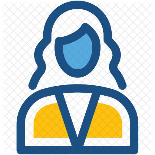 512x512 Hair Stylist Icon Of Colored Outline Style