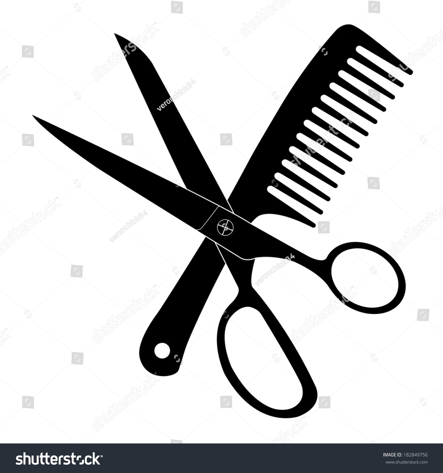 1500x1600 Hair Stylist Scissors Icon