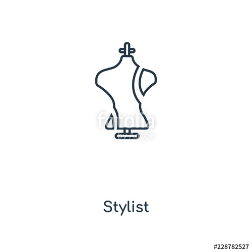 500x500 Stylist Icon Vector Stock Image And Royalty Free Vector