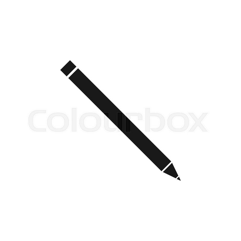 800x800 Pen Icon Graphic Design Template Stock Vector Colourbox