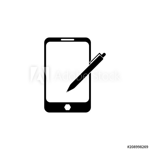 500x500 Tablet With Stylus Icon Element Of Education Icon For Mobile