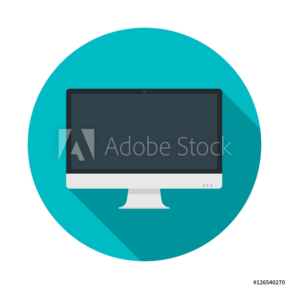 1000x1000 Fotografia Computer Pc Monitor Web Logo Icon Su Europosters It