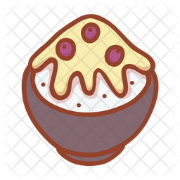 256x256 Bingsu Icon Of Doodle Style
