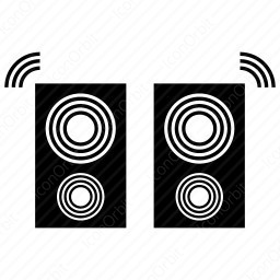 256x256 Speaker With Sub Woofer Icon