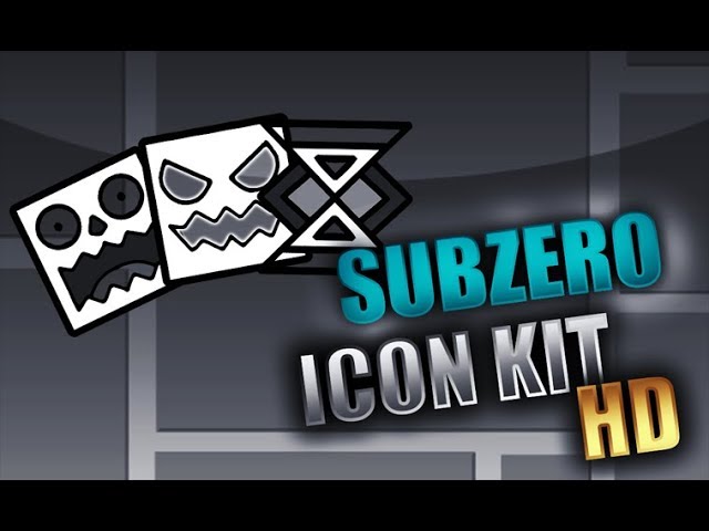 640x480 Geometry Dash Subzero Icon Kit