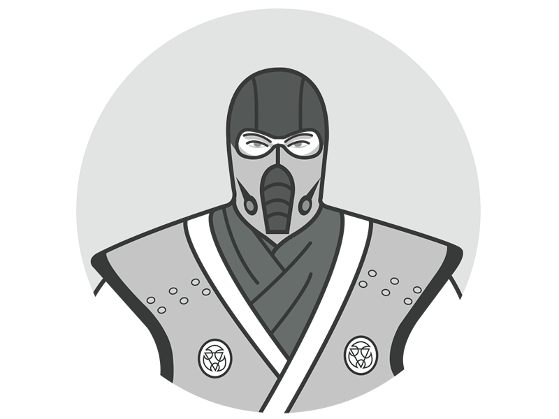 800x600 Sub Zero Character Icon