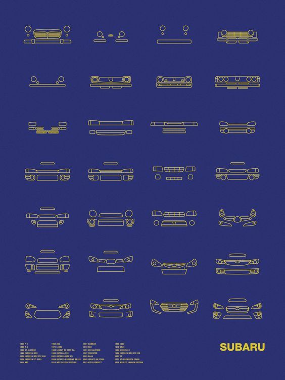 564x752 Auto Icon Screen Print Series Subaru Manly Decorating Subaru