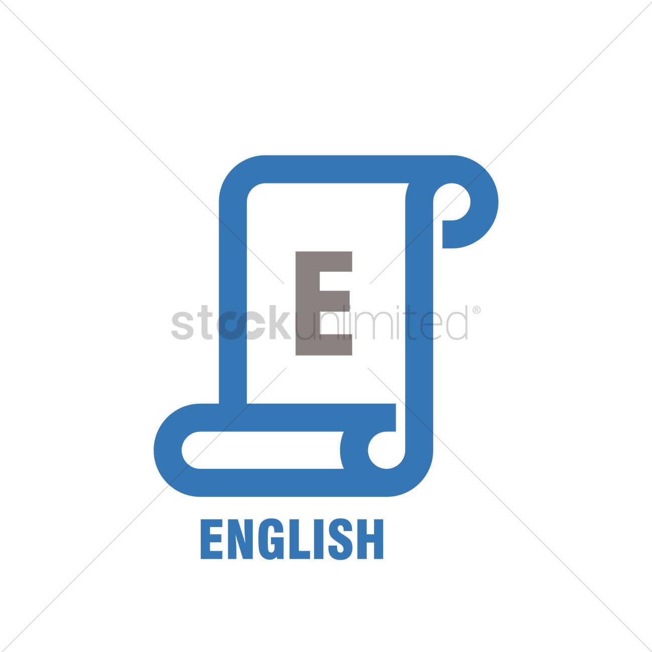 1300x1300 English Subject Icon Vector Image
