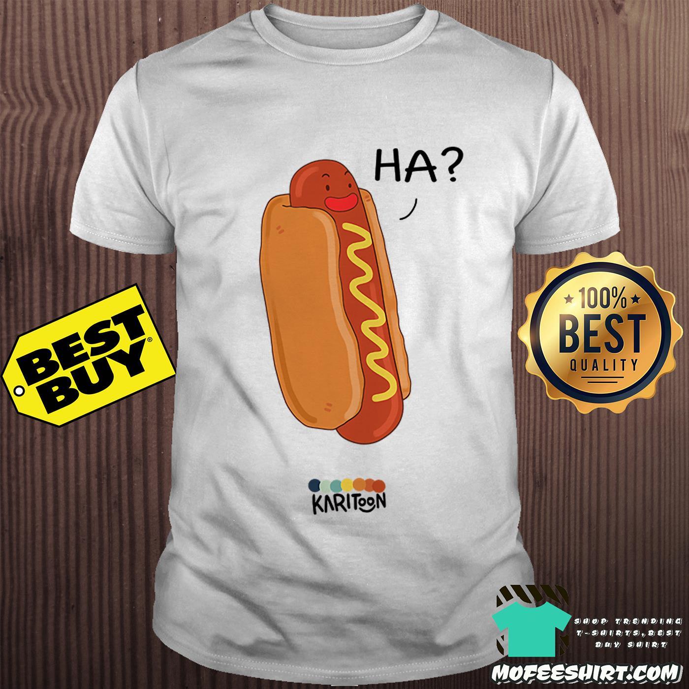 1400x1400 Sale Official Hotdog Ha Karitoon Icon Sublimation Shirt