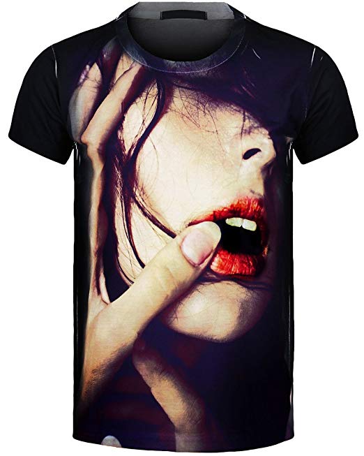 522x653 Urban Icon Men's Sublimation Print T Shirts Hot Babes, X Large