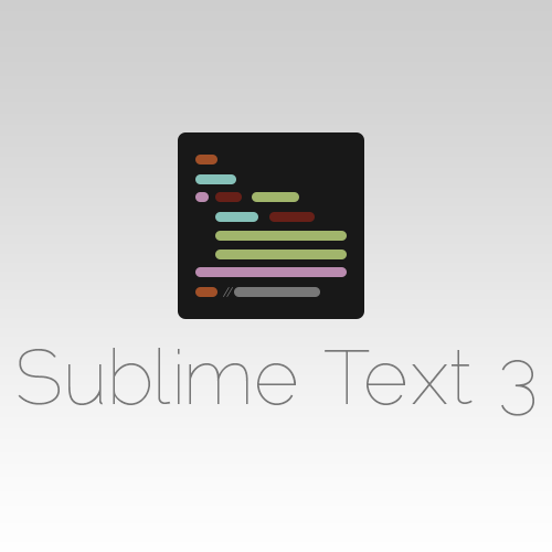 500x500 Sublime Text Icon On Behance