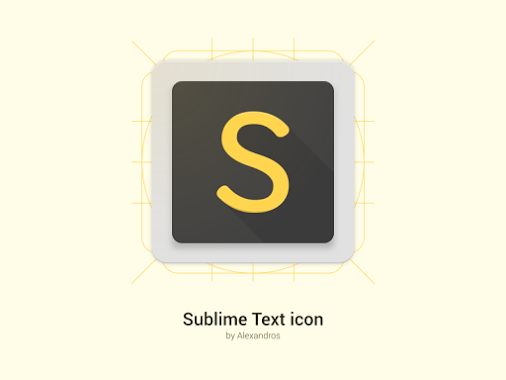 506x380 Material Sublime Text Icon Concept