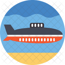 256x256 Submarine Icon Of Rounded Style