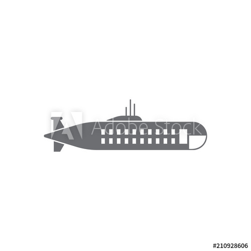 500x500 Submarine Icon Simple Element Illustration Submarine Symbol