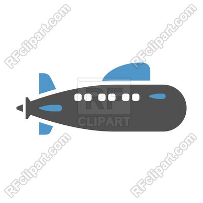 400x400 Submarine Simple Icon Vector Image Of Transportation