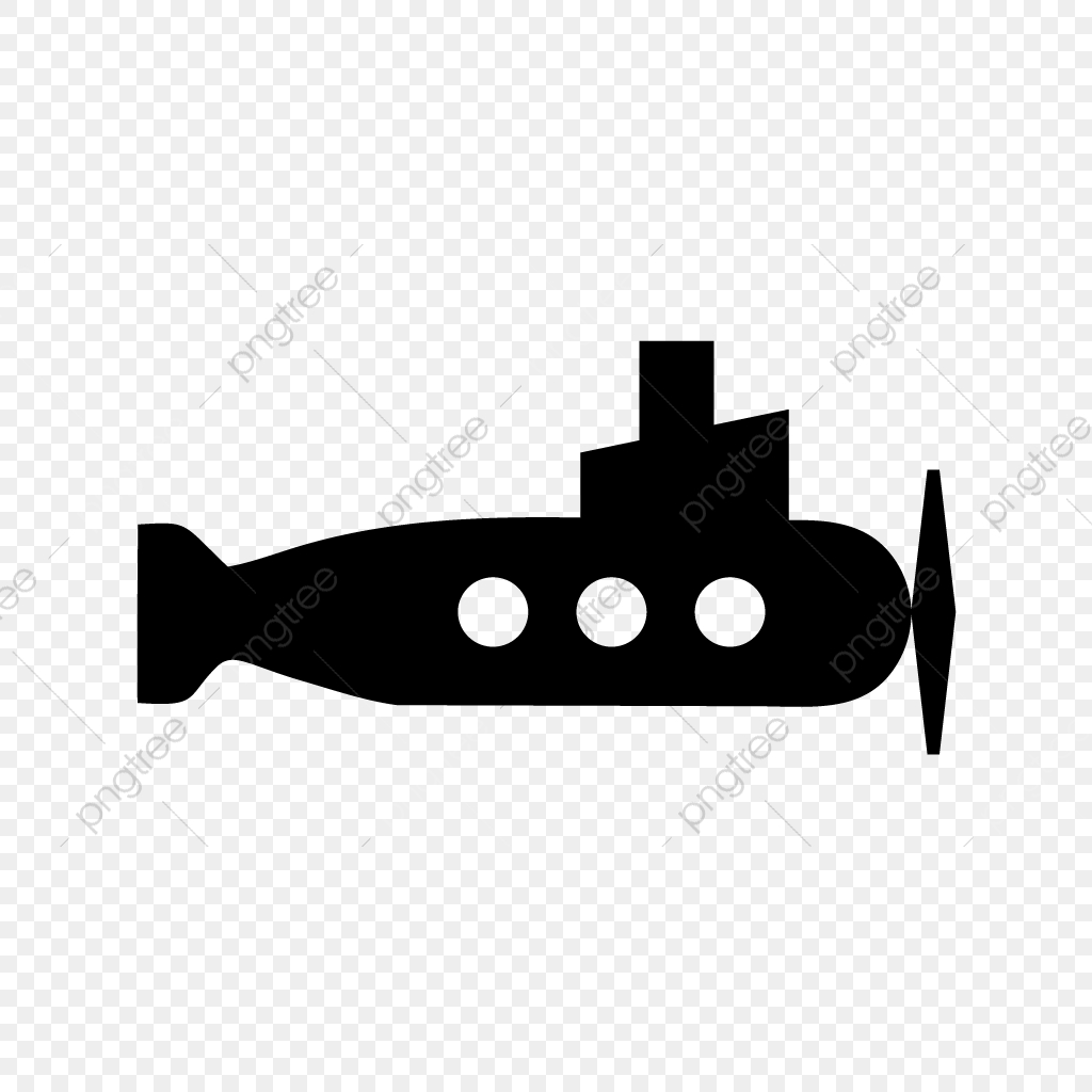 1024x1024 Vector Submarine Icon, Submarine Icon, Transport, Transportation