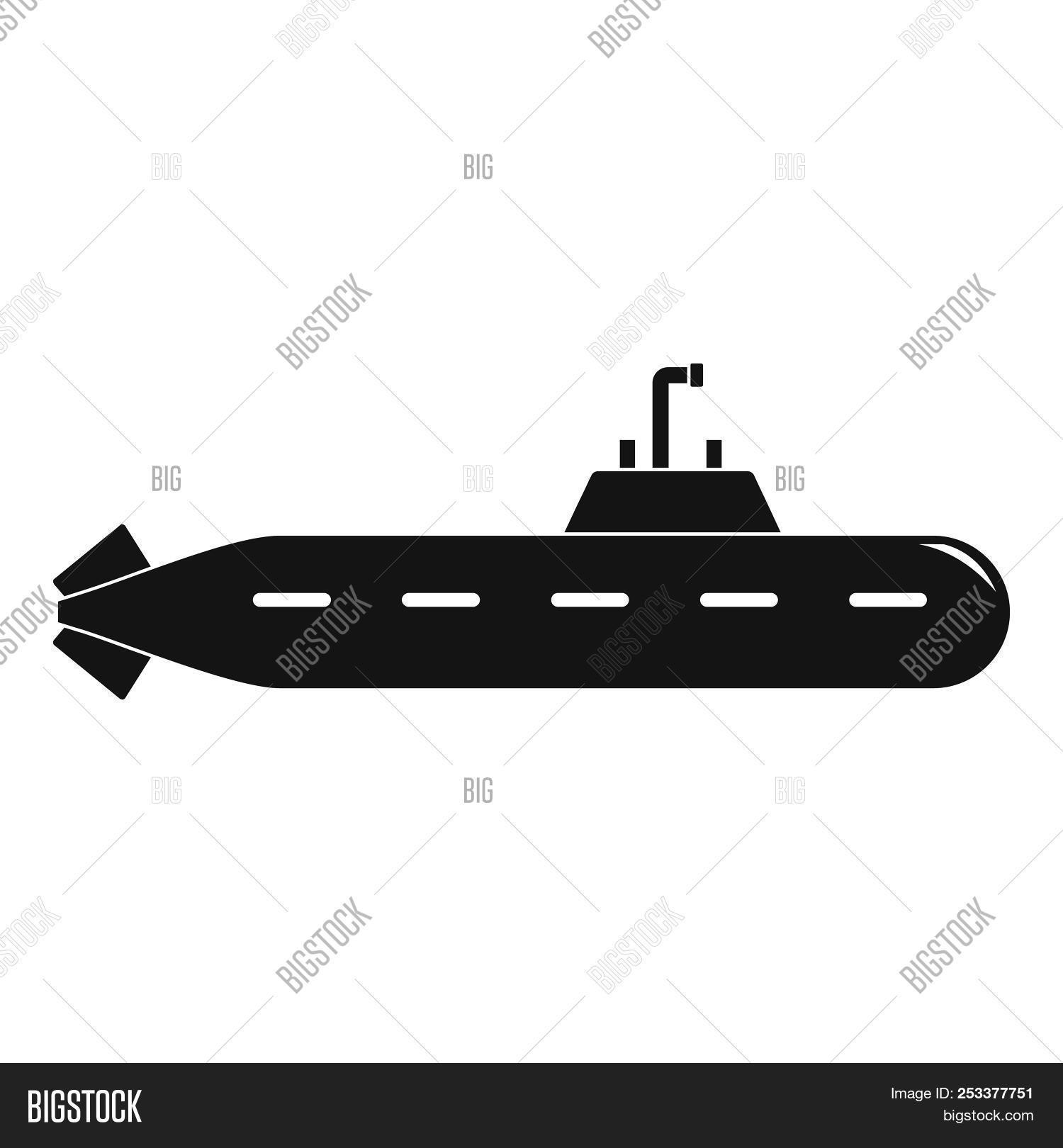 1500x1620 Military Submarine Icon Simple Illustration Of Military Image