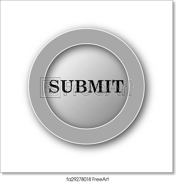 561x581 Free Art Print Of Submit Icon Submit Icon Internet Button