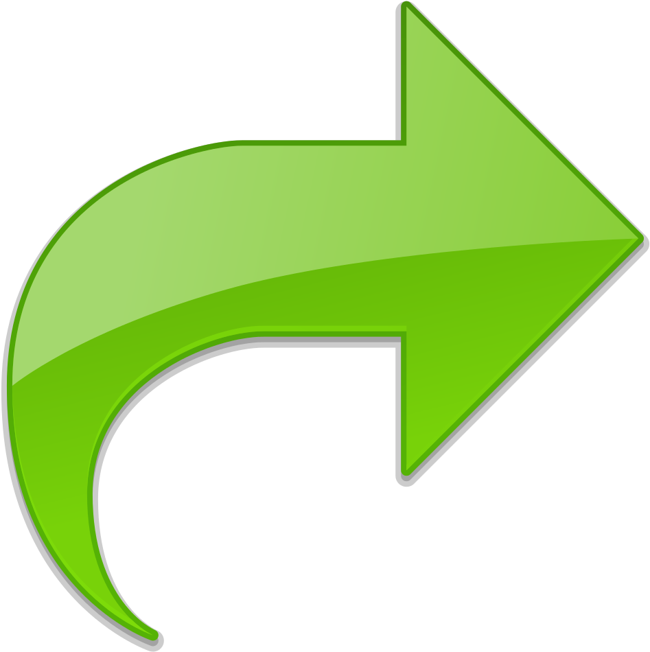 947x950 Hd Flechas Curvas Verdes Png