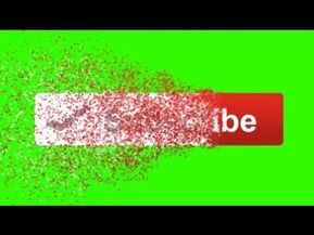 289x217 Green Screen Of Youtube Like, Subscribe And Bell Icons With Sound