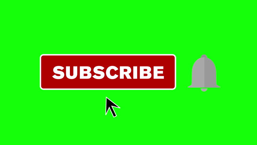 852x480 Subscribe Button With Notification Bell Stock Footage Video