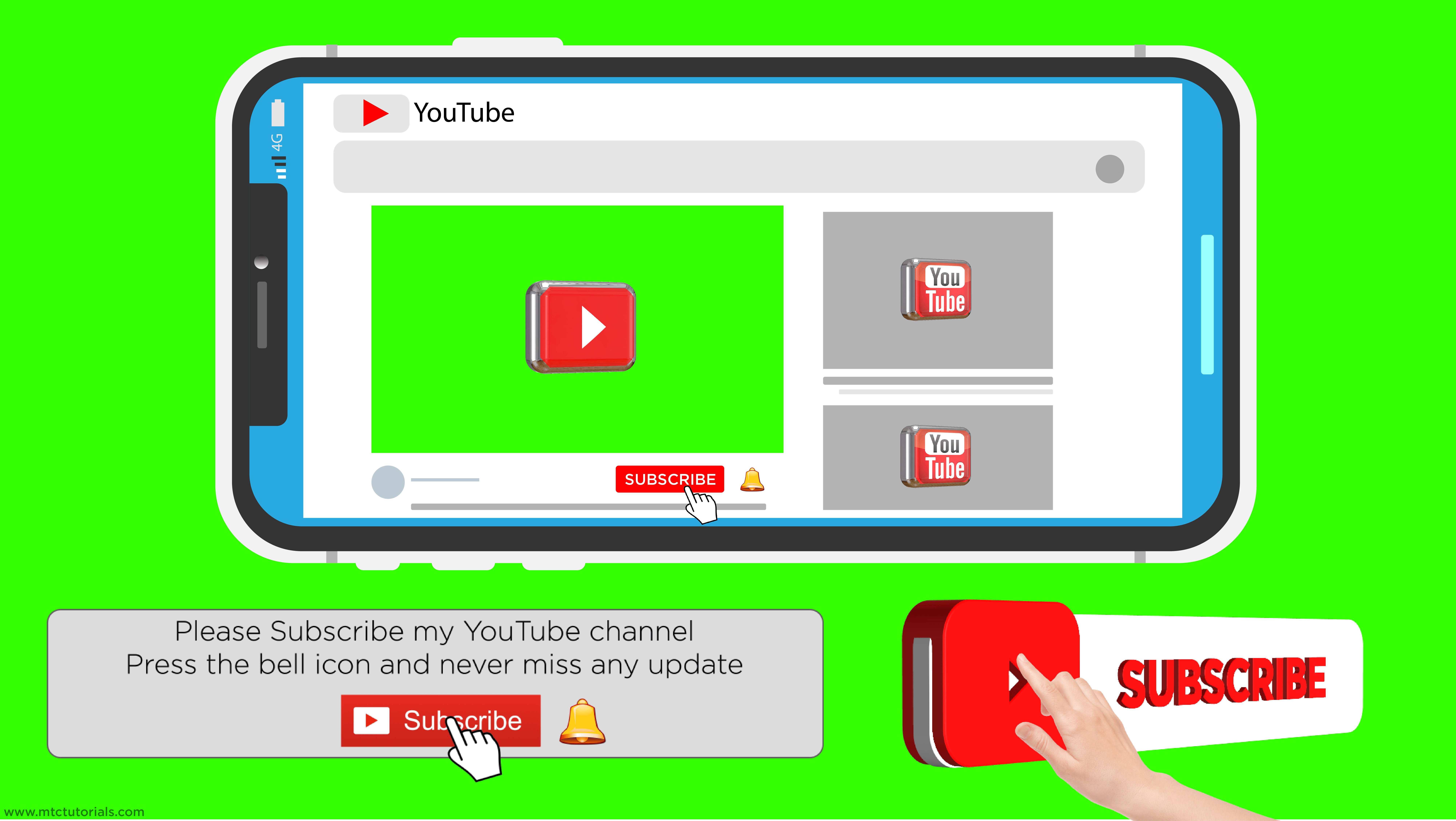 8000x4509 Youtube Subscribe Button And Bell Icon Full Set Png, Ae