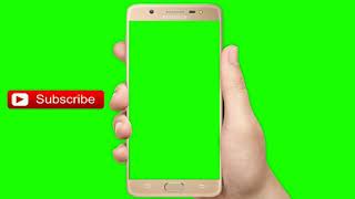 320x180 Green Screen Intro Templates With Bell Icon Subscribe Button
