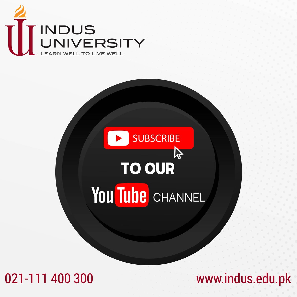 1200x1200 Indus University On Twitter Subscribe Us On Our