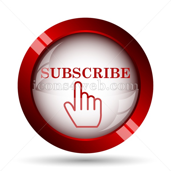 600x600 Subscribe Website Icon High Quality Web Button