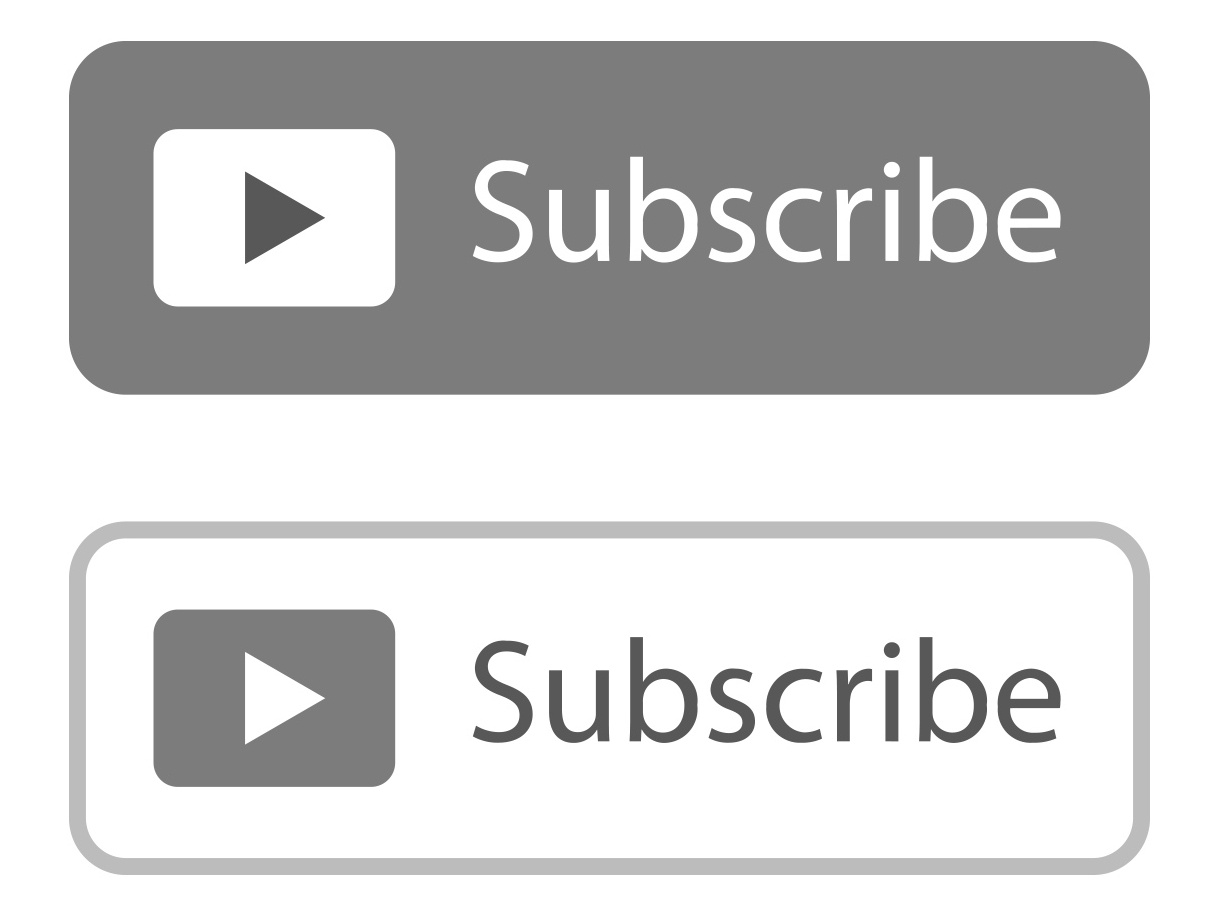 1220x916 Free Black White Youtube Subscribe Button Png Download