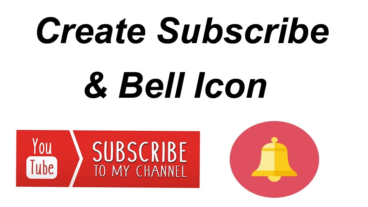 1280x720 How To Make Subscribe And Bell Icon Intro For Youtube Channel