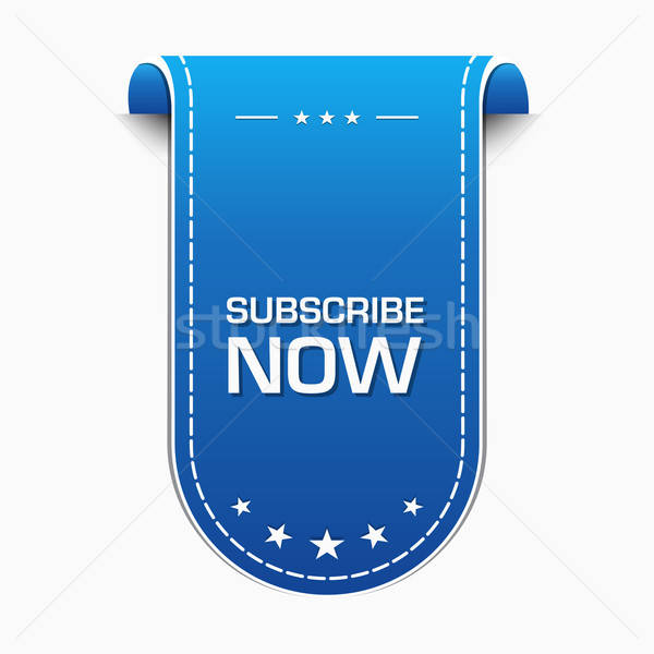 600x600 Subscribe Now Blue Vector Icon Design Vector Illustration Rizwan