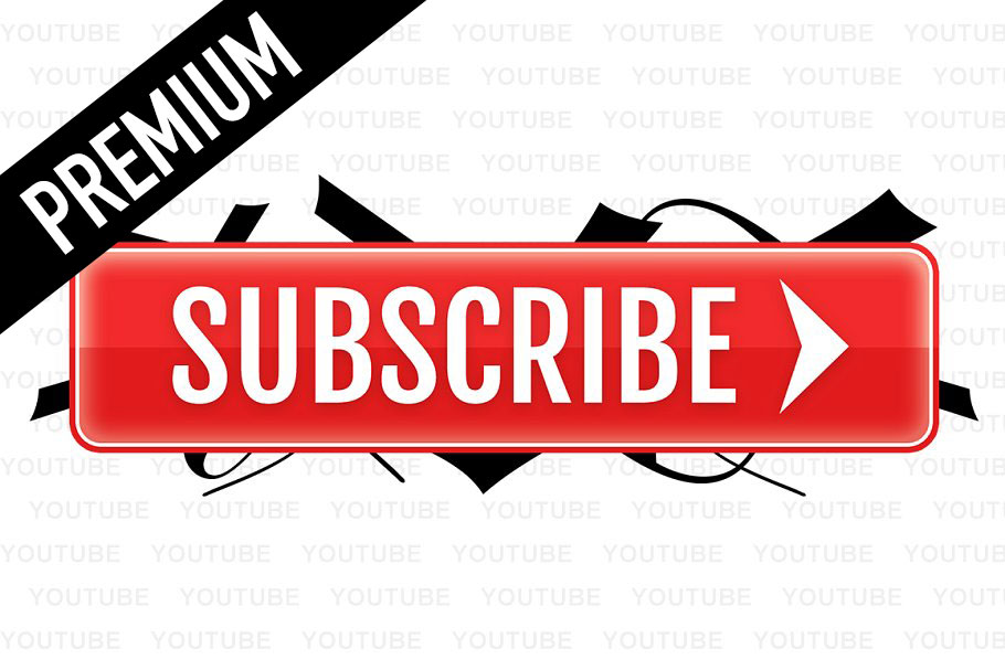 910x607 Epic Youtube Subscribe Button Green Red Black White Png