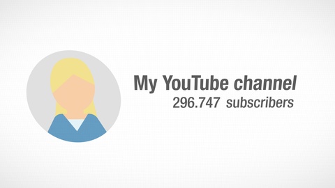 480x270 Youtube Subscriber Counter Million Subs With Woman Icon