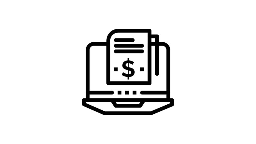 852x480 Subscription Icon Line Stock Video Clips And Footage