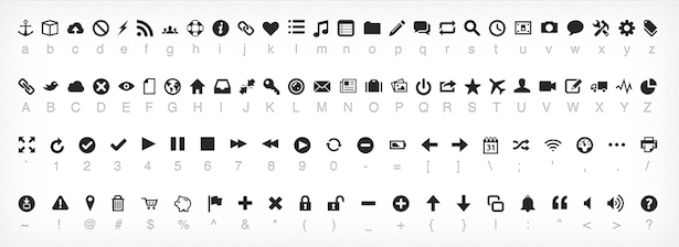 615x224 A Roundup Of Great Icon Fonts We Love Brisbane Website Design