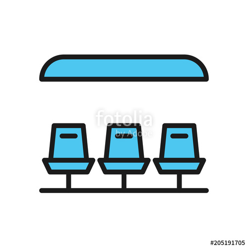 500x500 Substitute Player Icon Bench Spare Players Simple Illustration