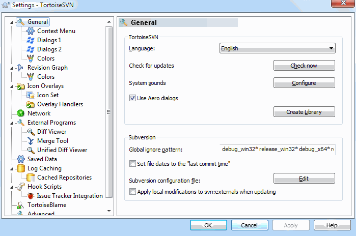 699x464 Tortoisesvn's Settings Tortoisesvn A Subversion Client For Windows