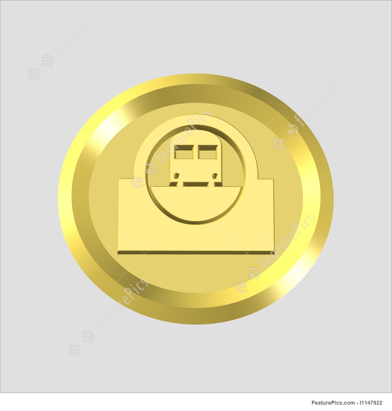 1300x1360 Subway Icon Stock Illustration
