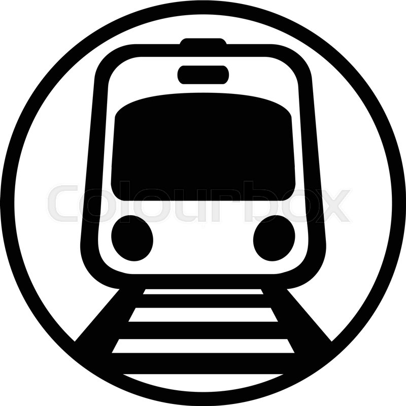 800x800 Subway Train Light Rail Car Vector Stock Vector Colourbox