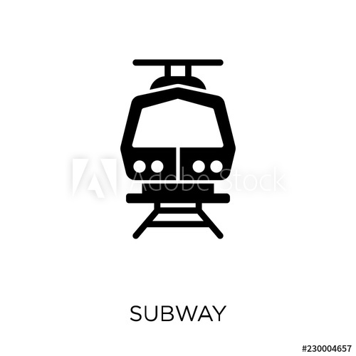 500x500 Subway Icon Subway Symbol Design From Transportation Collection