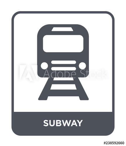 430x500 Subway Icon Vector