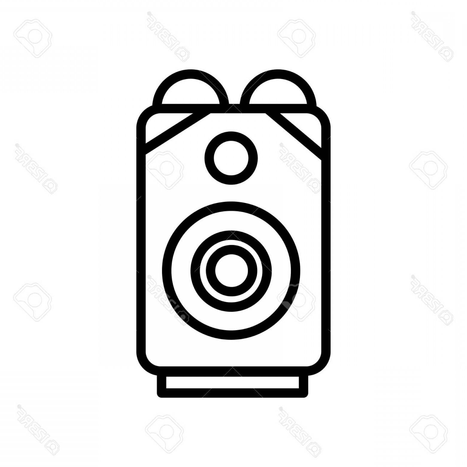 Photostock Vector Subwoofer Speaker Icon Vector Isolated On White 1560x1560 Photostock Vector Subwoofer Speaker Icon Vector Isolated On White