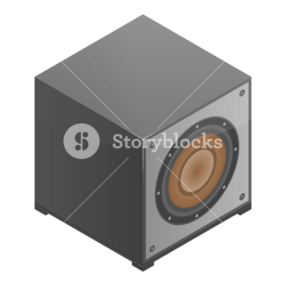 Subwoofer Speaker Icon Isometric Of Subwoofer Speaker Vector Icon 1000x1000 Subwoofer Speaker Icon Isometric Of Subwoofer Speaker Vector Icon
