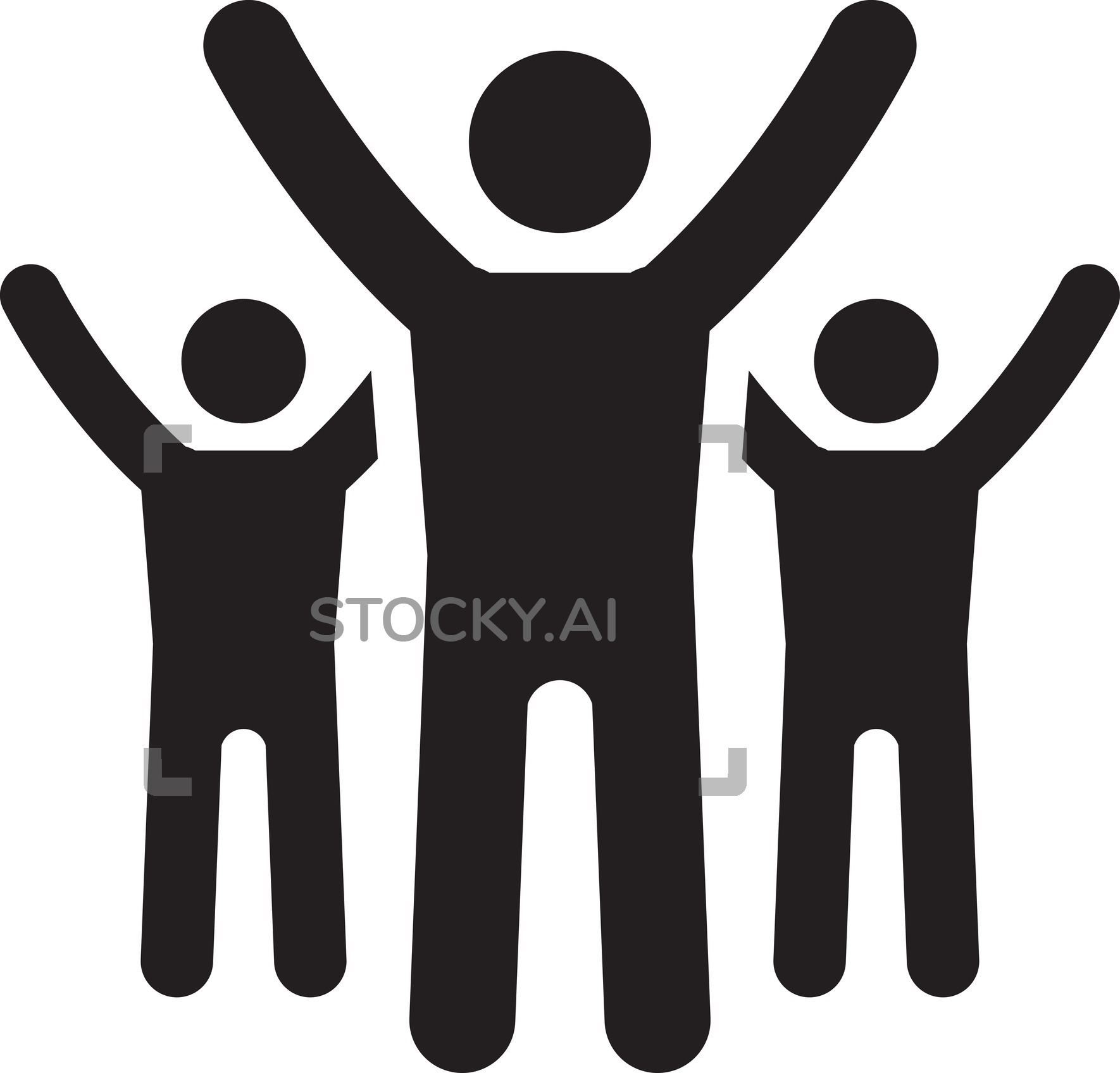 1770x1696 Image Of Success Icon Business Concept Flat Design