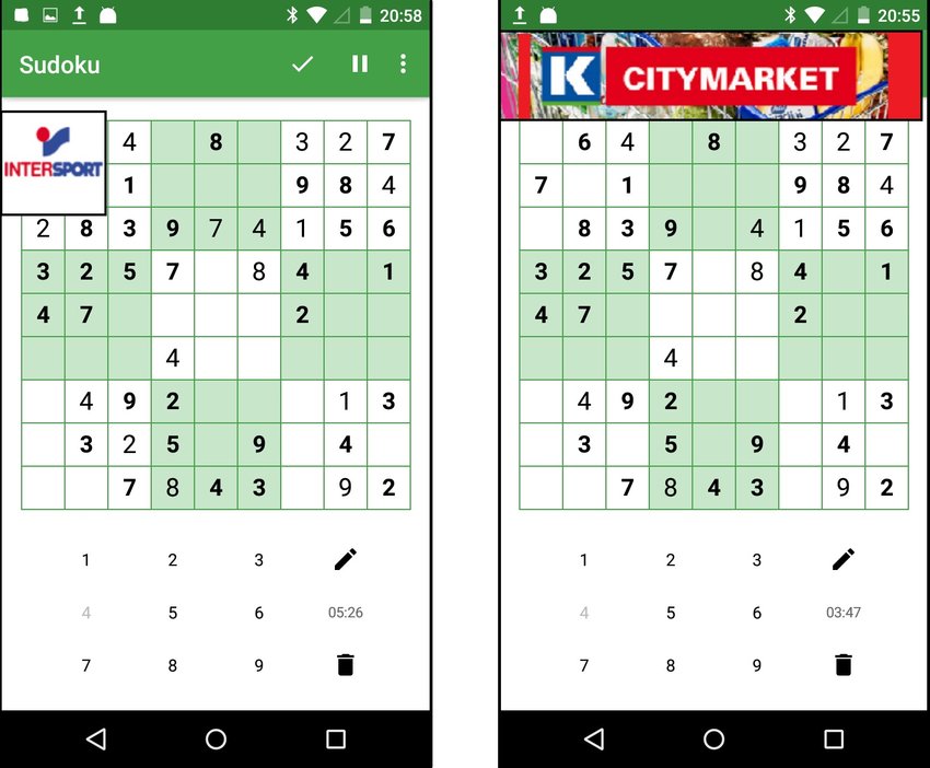 850x702 Examples Of The Icon And Banner Ad Delivery Methods, Overlaid